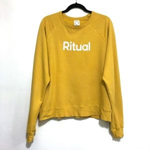 Ritual Long Sleeve Sweatshirt Yellow